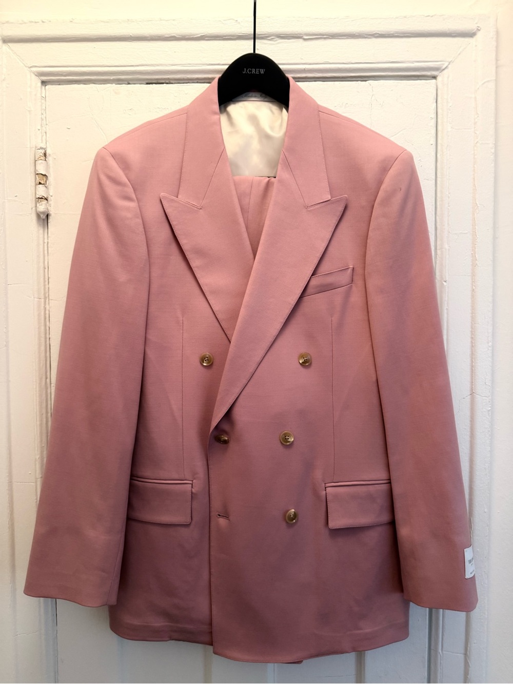 Todd Snyder Mauve-Pink Blazer Interior Label